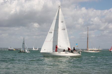 Gentle racing on the Solent